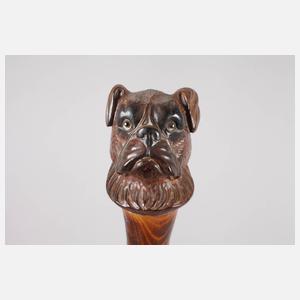 Geschnitzter Spazierstock