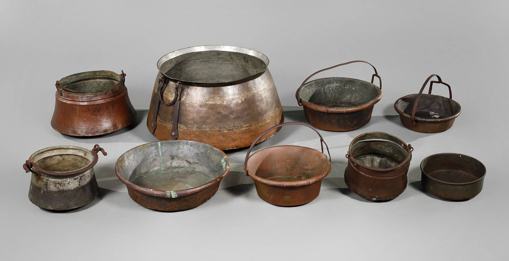 Konvolut Kupferkessel