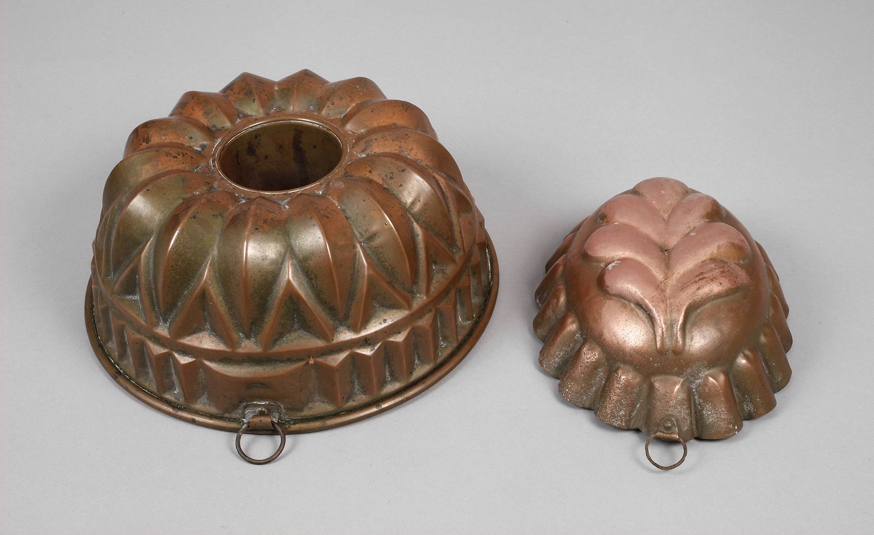 Zwei Kupferformen