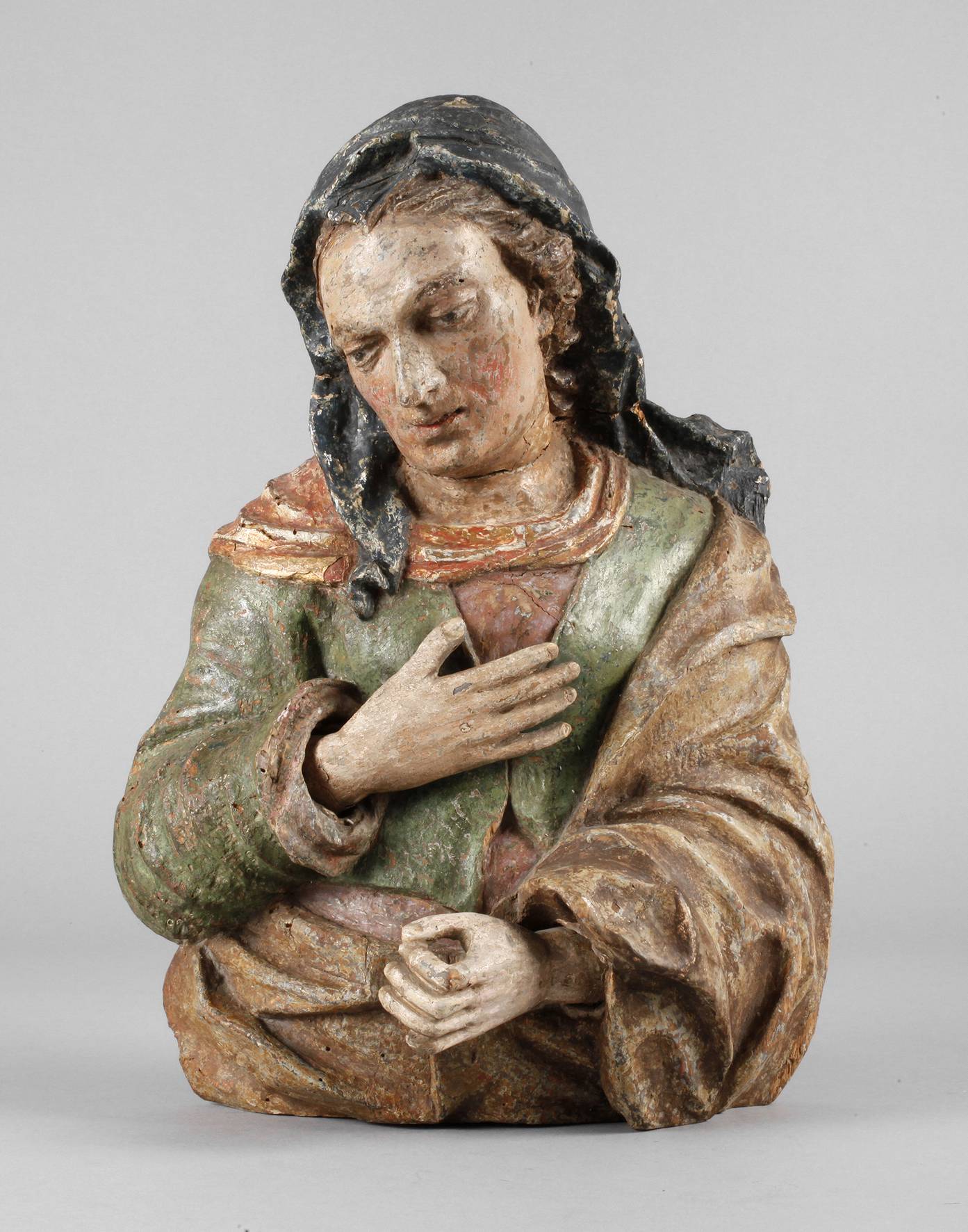 Barocke Heiligenschnitzerei