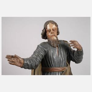 Geschnitzte Heilgenfigur