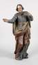Geschnitzte Heilgenfigur