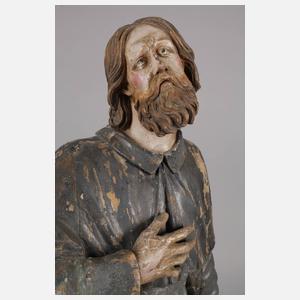 Geschnitzte Heiligenfigur