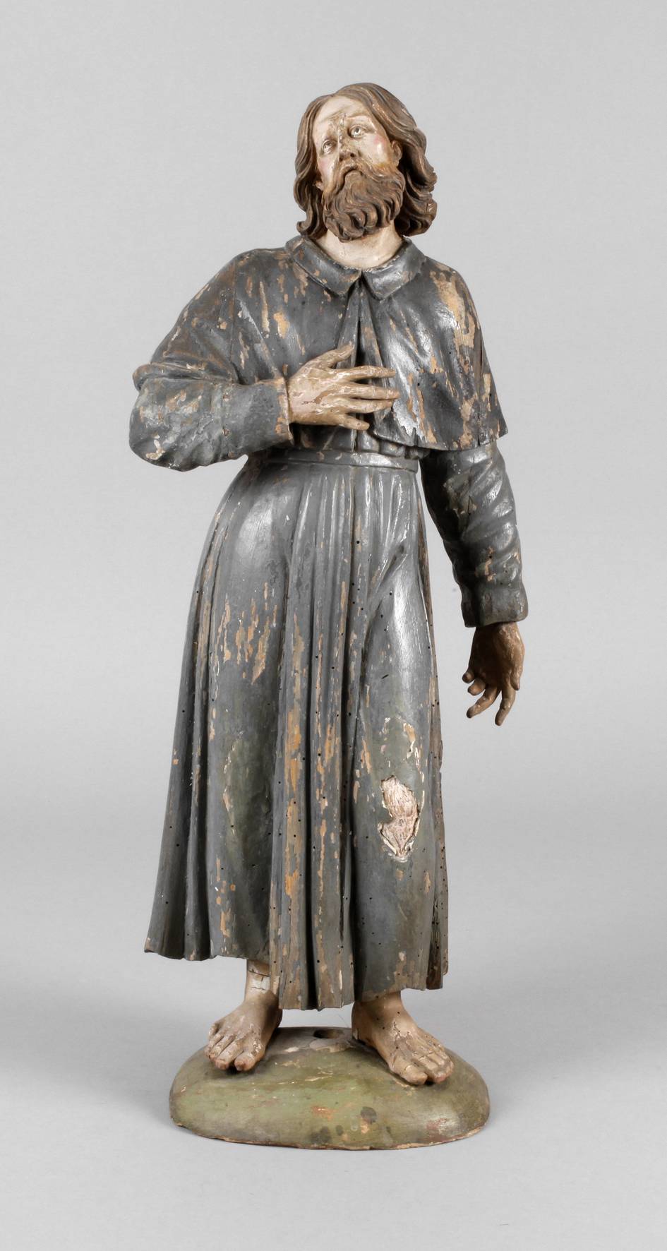 Geschnitzte Heiligenfigur