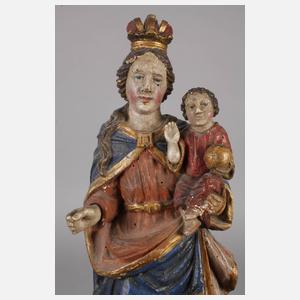 Geschnitzte Heiligenplastik