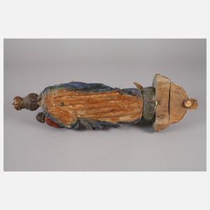 Geschnitzte Heiligenplastik