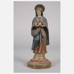 Sechs barocke Heiligenfiguren