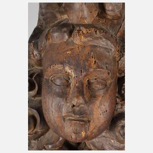 Frühbarocke figürliche Reliefschnitzerei