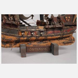 Modellschiff Santa Maria