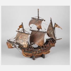 Modellschiff Santa Maria