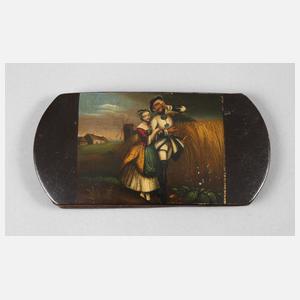 Brillenetui Lackmalerei