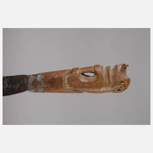 Messer mit zoomorphem Griff