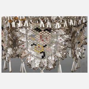 Glasperlenleuchter Biedermeier