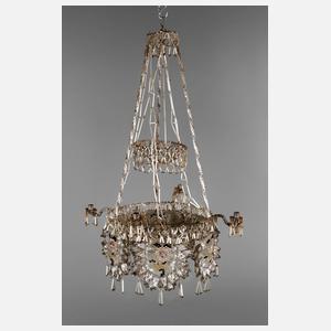 Glasperlenleuchter Biedermeier