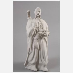 Ukrainische Biskuitporzellanfigur Musikant