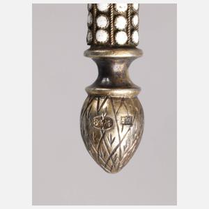 Russland Silberlöffel mit Email