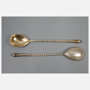 Sechs Mokkalöffel Russland