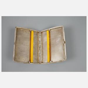 Feines Zigarettenetui Russland Silber und Gold