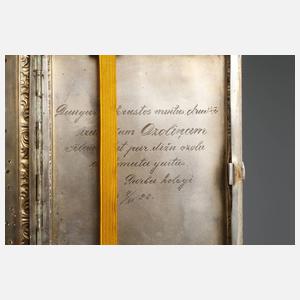 Feines Zigarettenetui Russland Silber und Gold