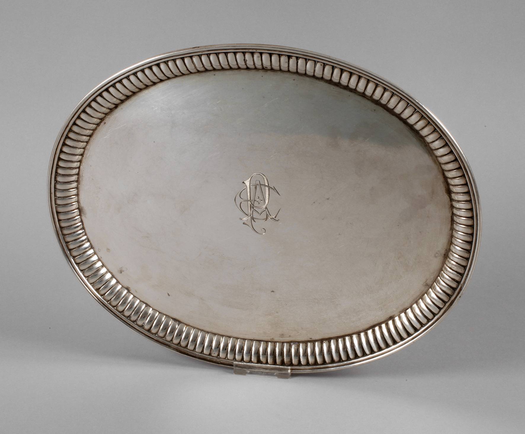 Russisches Silbertablett Gratschew