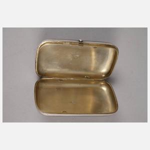 Russland Zigarettendose Silber