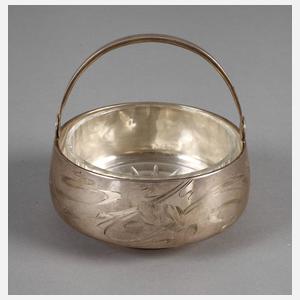 Russland Zuckerschale Silber