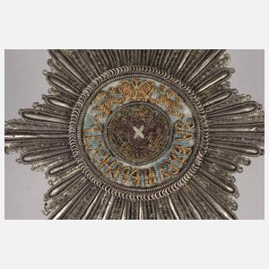 Bruststern zum russischen Orden des heiligen Andreas