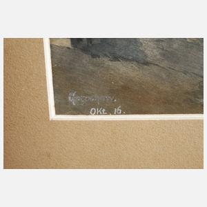 Russische Kirche auf dem Lande