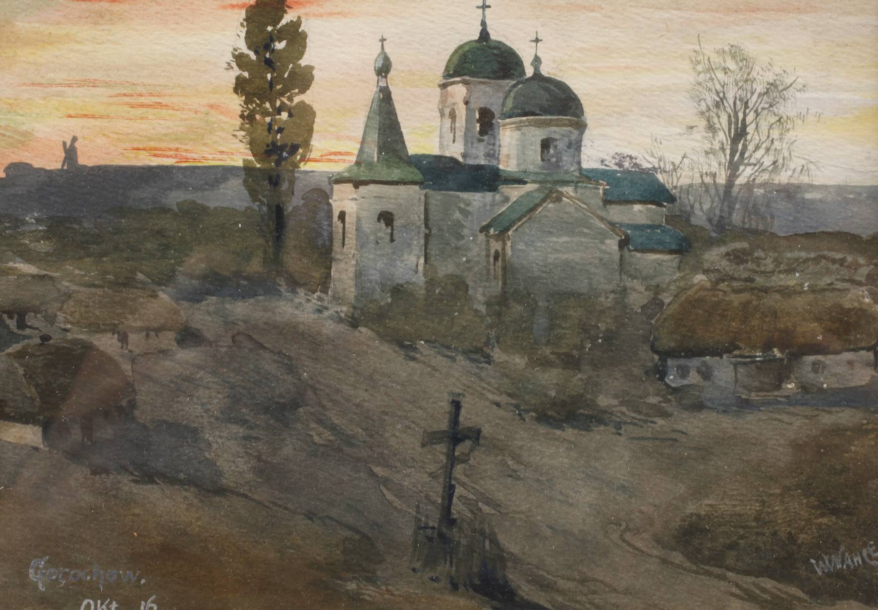 Russische Kirche auf dem Lande