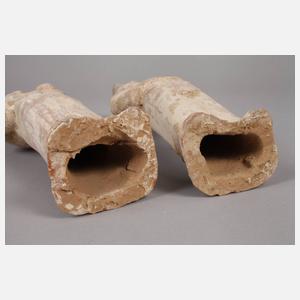 Zwei Terrakotta Figuren