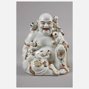 Porzellanfigur Budai