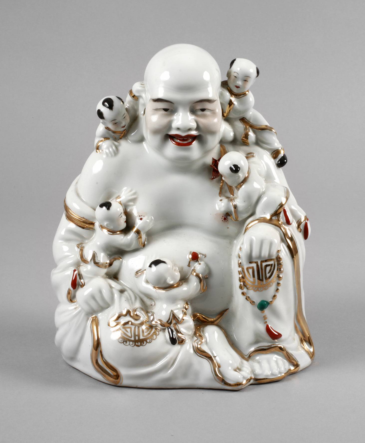 Porzellanfigur Budai