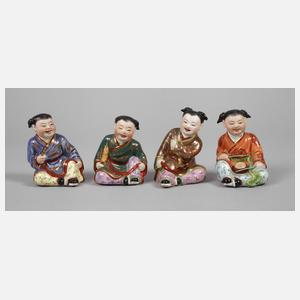 Vier Porzellanfiguren