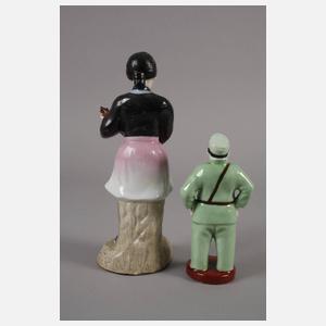 Zwei Propagandafiguren