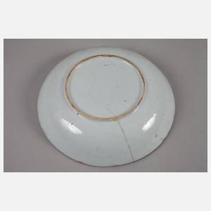 Teller und Schale Blaumalerei