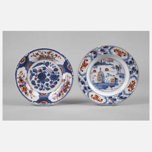 Zwei Teller Imari