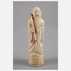 Zwei Elfenbeinschnitzereien