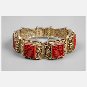 Armband mit chinesischen Schriftzeichen
