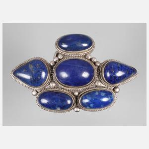 Gürtelschnalle mit Lapislazuli