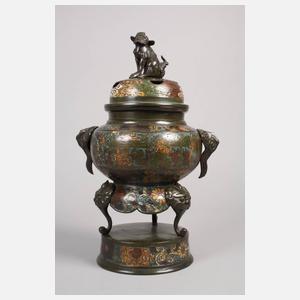 Räuchergefäß Cloisonné