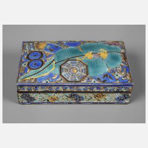 Silberdose Cloisonné