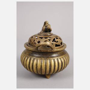 Räuchergefäß Bronze
