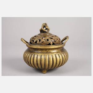 Räuchergefäß Bronze