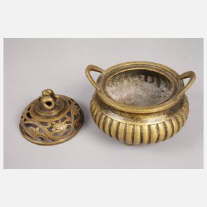 Räuchergefäß Bronze