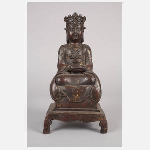 Bronzeplastik Guanyin