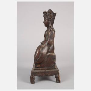 Bronzeplastik Guanyin