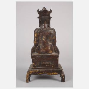 Bronzeplastik Guanyin