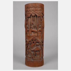 Paar große Pinselbecher