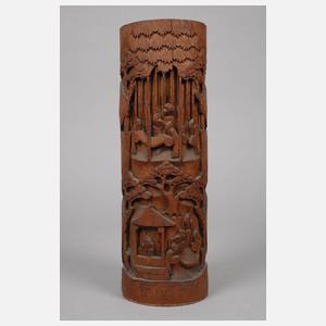 Paar große Pinselbecher