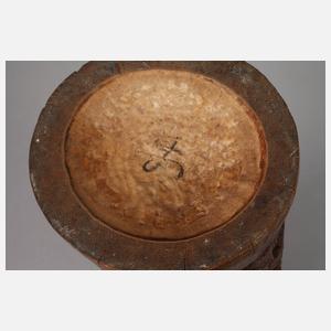 Paar große Pinselbecher